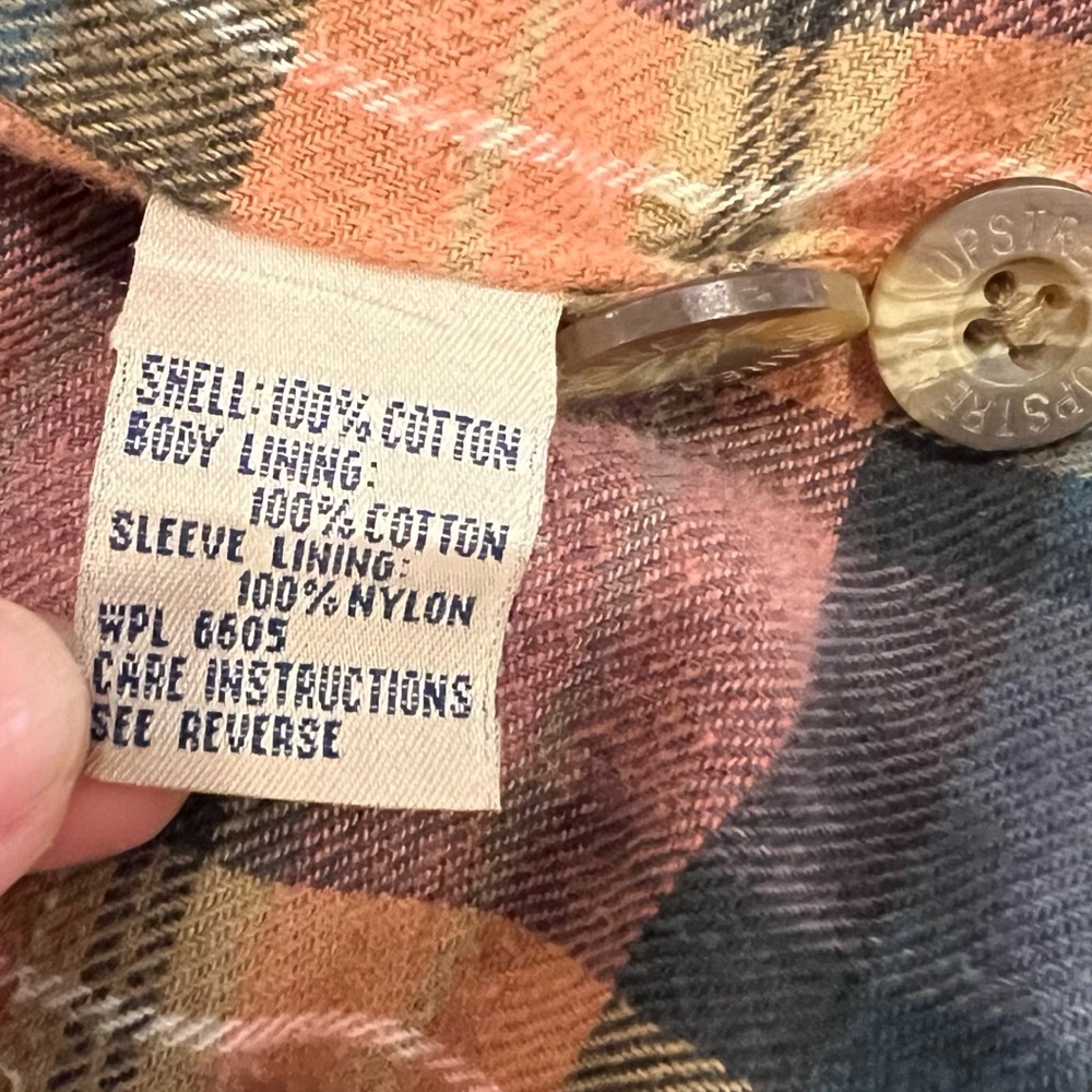 Vintage Dunbrooke Mens Barn Storm Chore Jacket Corduroy Collar XL Brown Coat - Picture 14 of 16